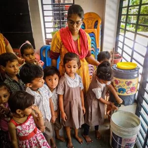 Yuva Unstoppable helps when anganwadi have no water jug 2 300x300 1