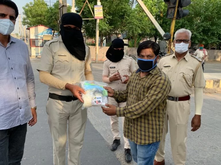 YUVA Unstoppable Distribute police kits Covid 768x576 1