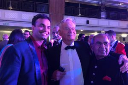 Author Jeffrey Archer & Cofounder Hinduja Group GP Hinduja