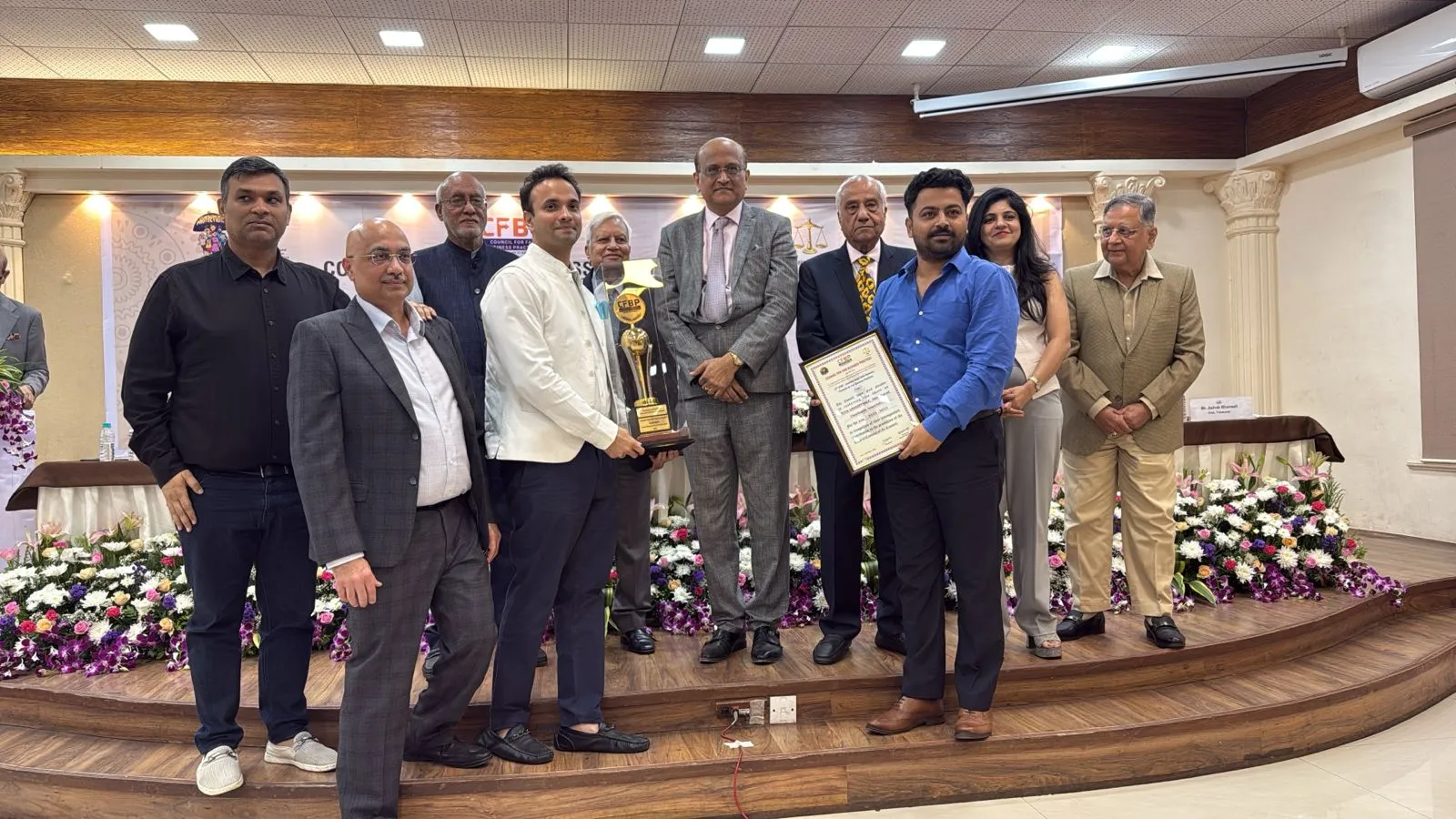 Jamnalal Bajaj Sewa Puraskar with Sarjubhai Dhamecha Foundation